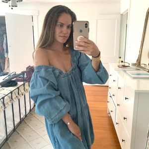 Free People denim dress